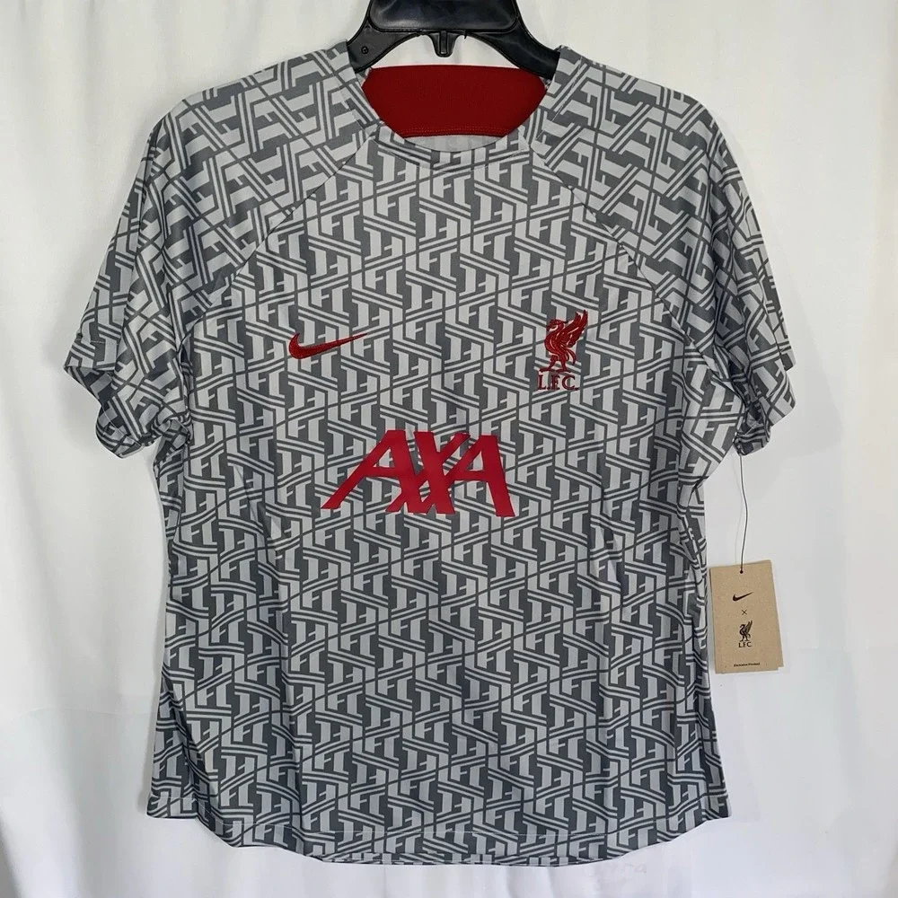 NWT Liverpool FC Pre-Match Jersey Nike Short-Sleeve Soccer Top Women's‎ Large